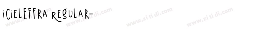 iCielEffra Regular字体转换